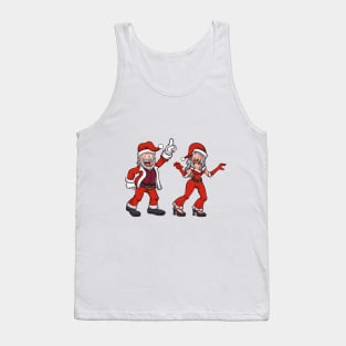Dancing Santa And Mrs. Claus Tank Top